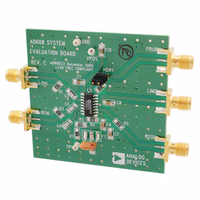 EVAL-AD608EBZ Analog Devices Inc.  Cartes de kits d'évaluation et de développement RF
